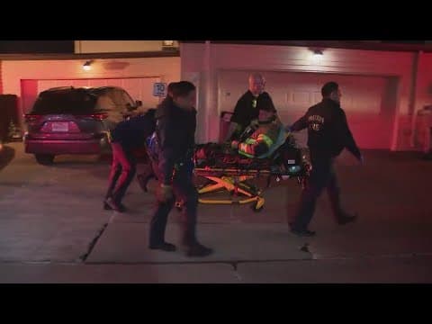 Firefighter injured while battling fire at Galleria-area apartment complex