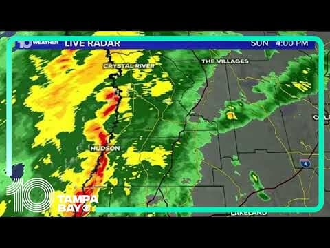 LIVE RADAR: Line of showers, storms roll into Tampa Bay area