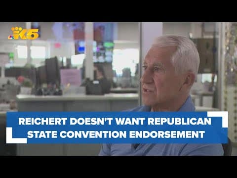 Dave Reichert pulls name for consideration for Republican convention endorsement