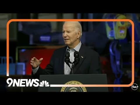 President Biden speaks at CS Wind plant in Pueblo