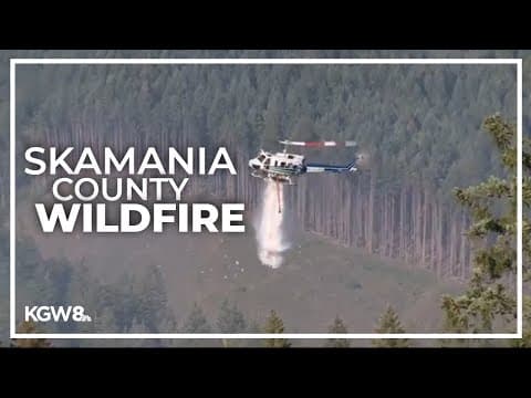 Wildfire in Skamania County prompts evacuations near Carson