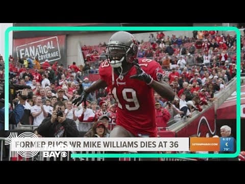 Former Bucs wide receiver Mike Williams dies at 36