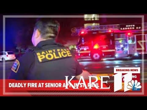 Senior residents evacuate after fatal apartment fire in St. Paul