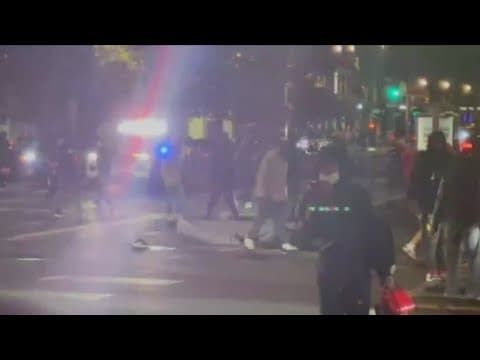 Video shows MPD breaking up crowd of teens on U Street after attack