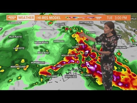 Hot Monday with strong storms possible; turning less hot soon