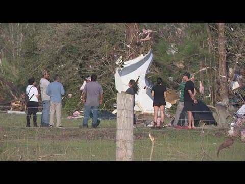 Tornado outbreak: Tracking storm damage in Alvin, Texas