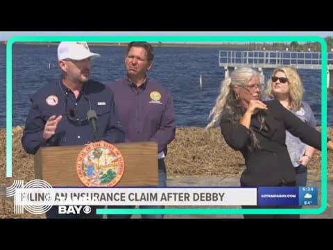 Here's how to file an insurance claim after Hurricane Debby