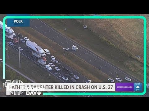 Father, 8-year-old daughter killed in three-car crash in Davenport