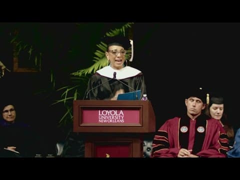 Former WWL-TV anchor and reporter Michelle Miller delivers commencement speech at Loyola