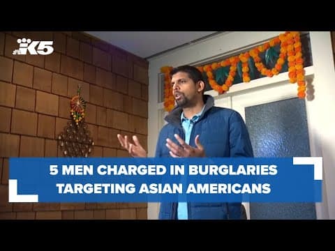 5 men charged in connection to burglaries targeting Indian, Asian American residents
