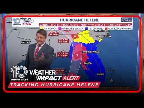 Tropical update: Hurricane Helene enters Gulf of Mexico | 2 p.m. Wednesday