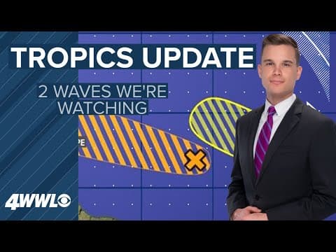 Tuesday 10AM Tropical Update: 2 Waves we're watching