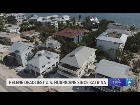 Hurricane Helene was the 'deadliest hurricane' in the U.S. since Katrina in 2005, NHC report finds