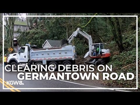 Prolonged rain causes landslide concerns along Northwest Portland roads