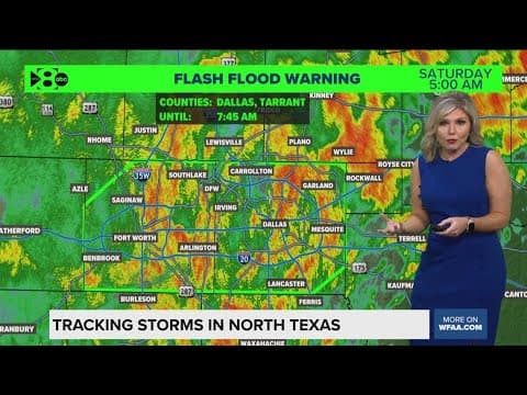 DFW weather: Tracking severe storms moving through North Texas