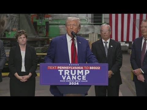 Trump counters DNC by campaigning in key battleground states