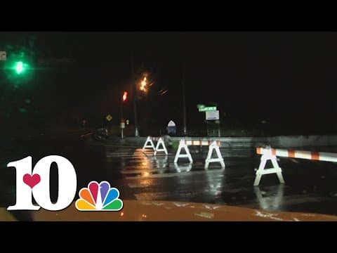 What we're seeing in Sevier County as Hurricane Helene makes its way into East Tennessee