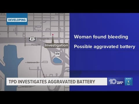 Tampa Police investigating aggravated battery incident