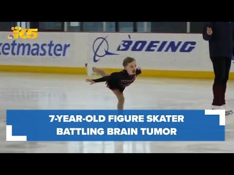 7-year-old figure skater has brain tumor