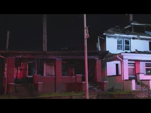 Fire burns three houses on Indy's near north side leaving 1 firefighter injured