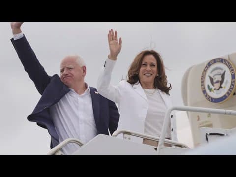 New polls show Kamala Harris pushing ahead of Donald Trump in key states