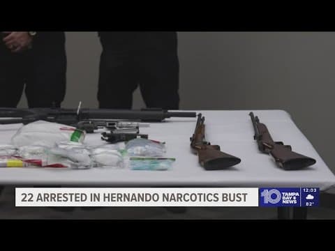 Sheriff: 22 arrested in 'highly organized' Hernando County drug trafficking, racketeering operation