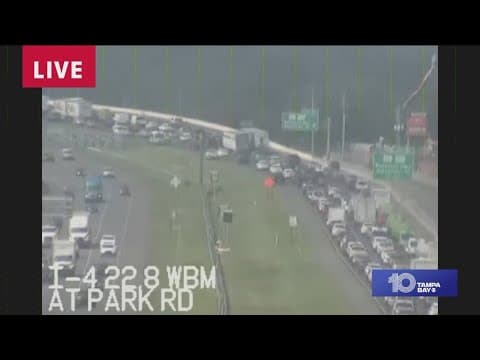 Roads clogged after Milton in the Tampa area