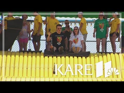Couple holds pre-wedding-reception at Minnesota State Fair
