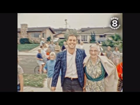 La Jolla Block Party for Lieutenant returning from Vietnam in 1967