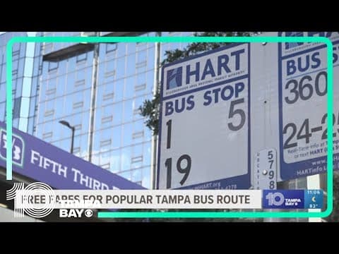 Free fares offered for popular Tampa bus route