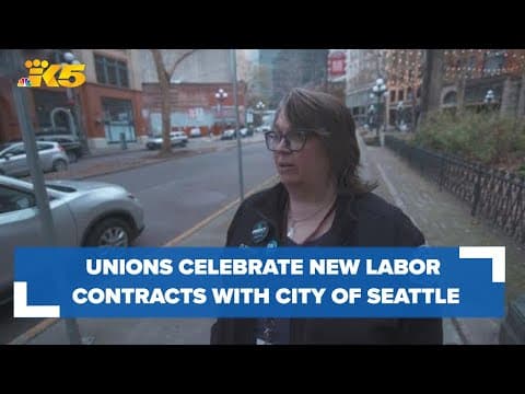 Unions celebrate new labor contracts with City of Seattle