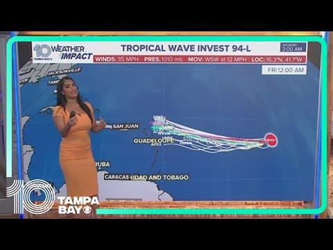 Tracking the Tropics: Cold front should tear apart any tropical activity or turn it out to sea