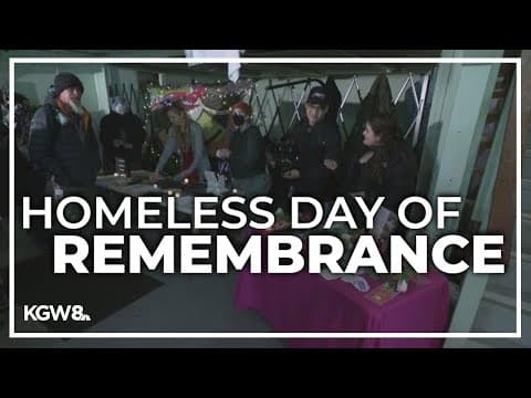 Annual Homeless Day of Remembrance mourns lives lost this year in Portland