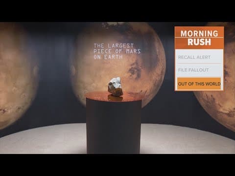 Want a piece of Mars? The largest piece on earth is up for sale