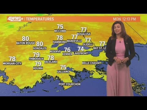 New Orleans Weather: 80s in the forecast for this week