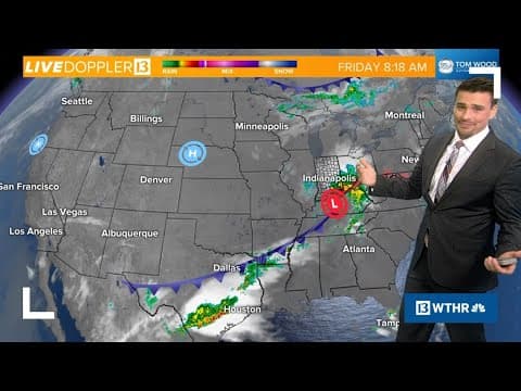 Rain at times Friday, then smoky, cool sunshine this weekend