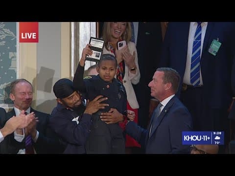 Devarjaye 'DJ' Daniel of Houston becomes honorary Secret Service agent
