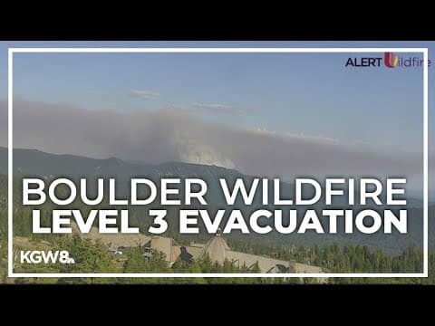 Wildfire burning in Mount Hood National Forest, 6 campgrounds under Level 3 evacuation order