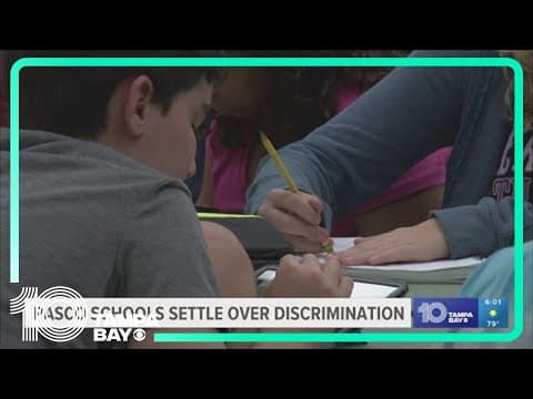 U.S. Department of Justice reaches settlement with Pasco County Schools over discrimination