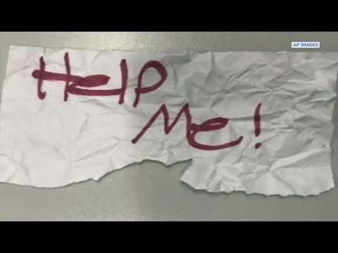 Kidnapped Texas girl safe after leaving 'Help me' sign in vehicle