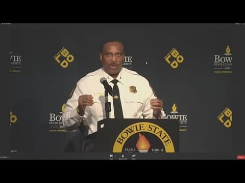 WATCH: Bowie State University shooting community meeting