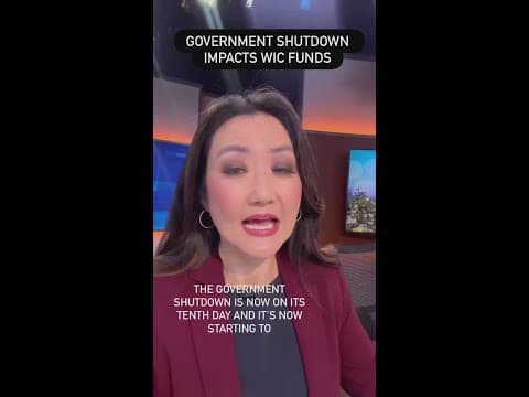 Shutdown affects food assistance for women, children