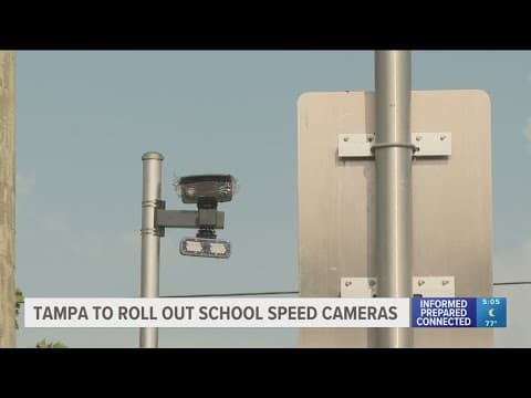 Speed cameras coming to some Tampa school zones in August