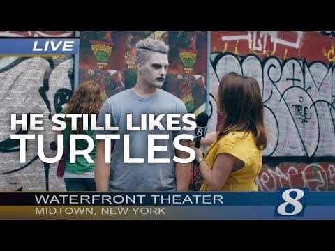 'I like turtles' kid, all grown up, returns for Ninja Turtles promo video