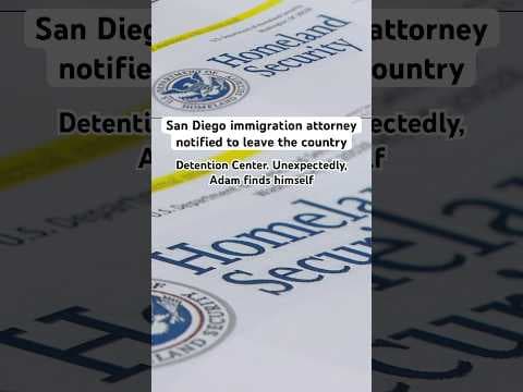 San Diego immigration attorney gets order to leave United States. #trump #news