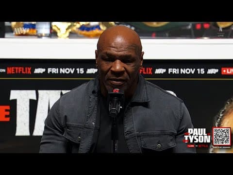 Mike Tyson says he's not going to lose against Jake Paul