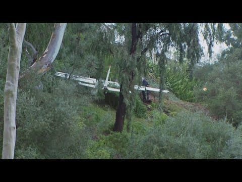Pilot killed after small plane crashes into La Jolla hillside