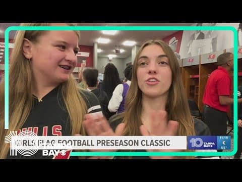 Girls gather in Tampa for largest flag football tournament in the country