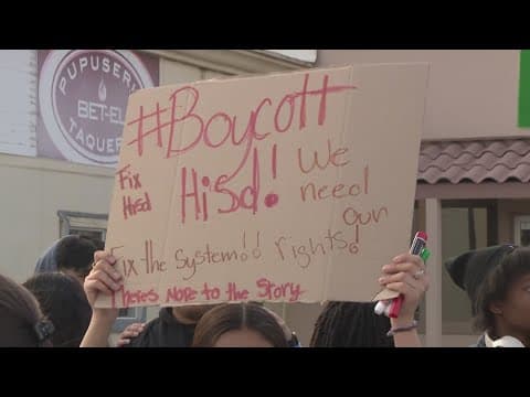 Student protests against cellphone ban continue outside Madison High School