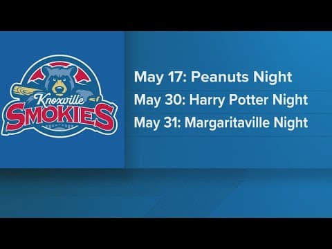 Smokies celebrating one month in Knoxville, theme nights and promotions coming up this weekend